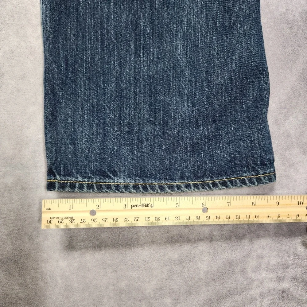 Polo Ralph Lauren Classic 867 Mens Blue Medium Wash Straight Leg Jeans 42x36
